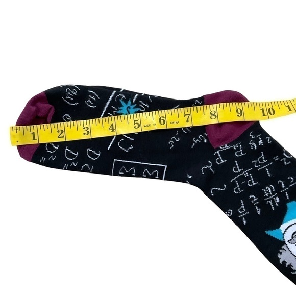 RELATIVELY Cool Socks Men’s Crew Sock it to me Albert Einstein size 7-13 - Picture 9 of 10
